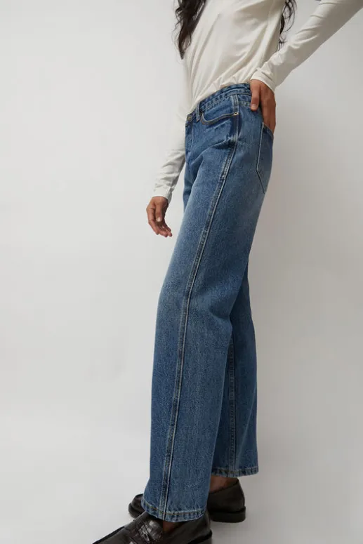 No.6 Store Erik Jean in Mid Blue
