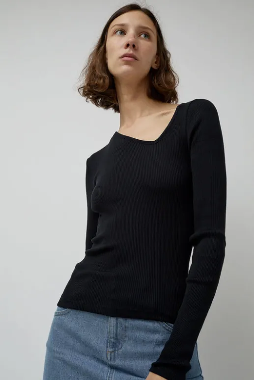 No.6 Store Eve Seamless Top in Black