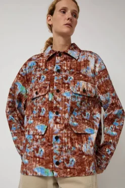 No.6 Store Field Shirt in Brown Hay Field