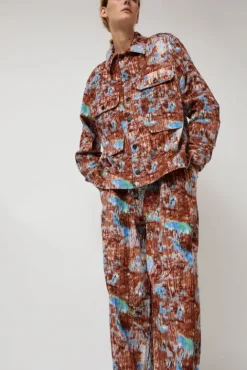 No.6 Store Field Shirt in Brown Hay Field