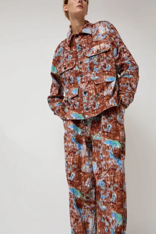 No.6 Store Field Shirt in Brown Hay Field