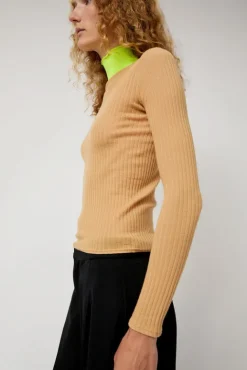 No.6 Store Frederique in Camel and Neon Yellow