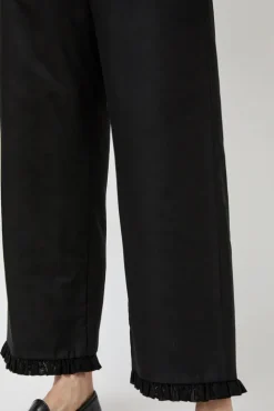 No.6 Store Frill Padded Pants in Black