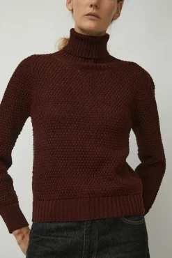 No.6 Store Gabe Turtleneck in Berry
