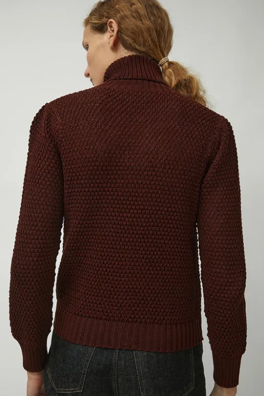 No.6 Store Gabe Turtleneck in Berry