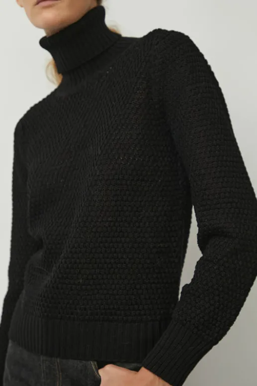 No.6 Store Gabe Turtleneck in Black