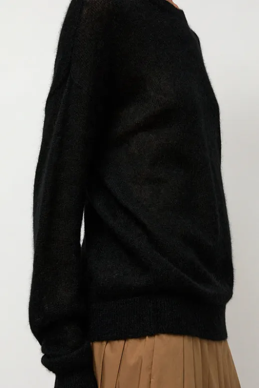 No.6 Store Gauzy Crew in Black