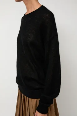 No.6 Store Gauzy Crew in Black
