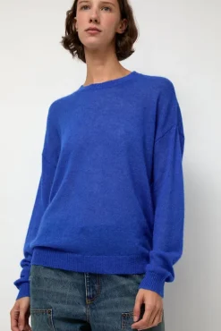 No.6 Store Gauzy Crew in Blue