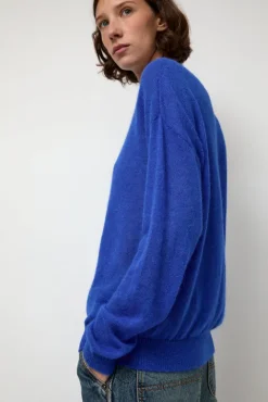 No.6 Store Gauzy Crew in Blue
