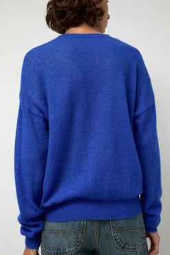 No.6 Store Gauzy Crew in Blue