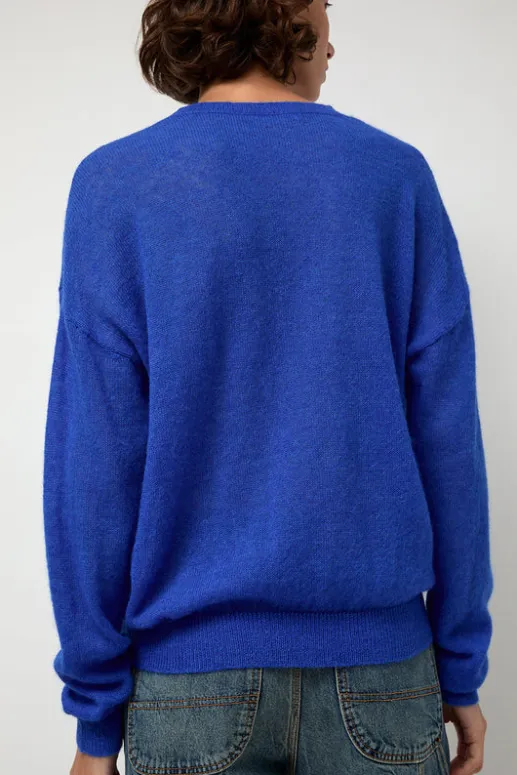 No.6 Store Gauzy Crew in Blue