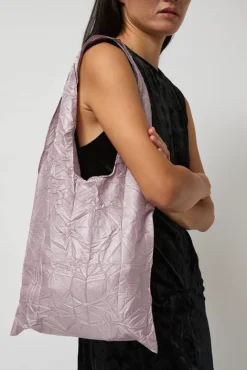 No.6 Store Gelato Wrinkle Fabric Bag in Pink