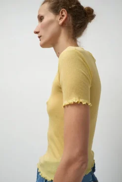 No.6 Store Gerrymandered Tee in One Yellow