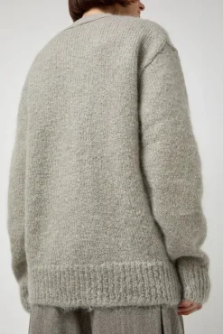 No.6 Store Grandpa Cardigan in Light Grey