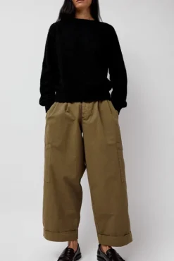 No.6 Store Grease Trouser in Olive