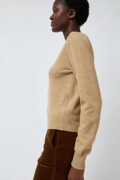 No.6 Store Hany Cashmere Knit in Camel