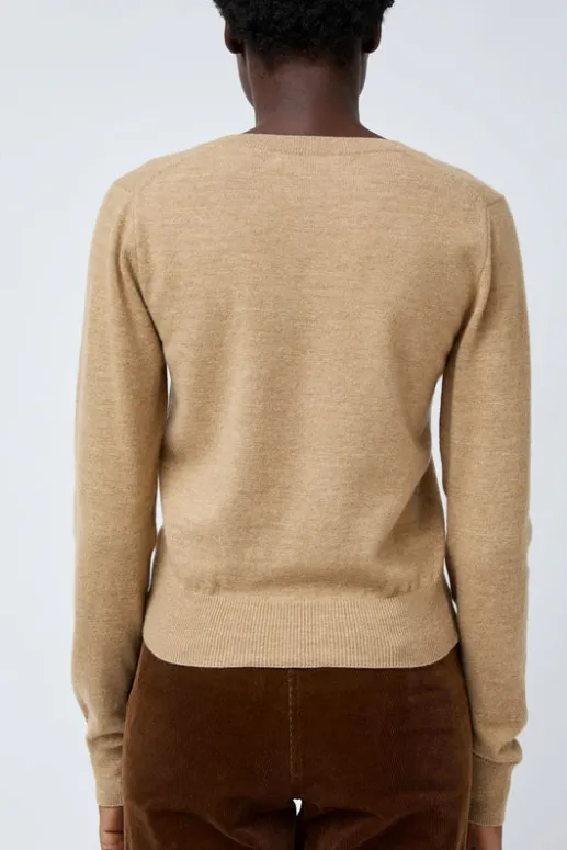 No.6 Store Hany Cashmere Knit in Camel