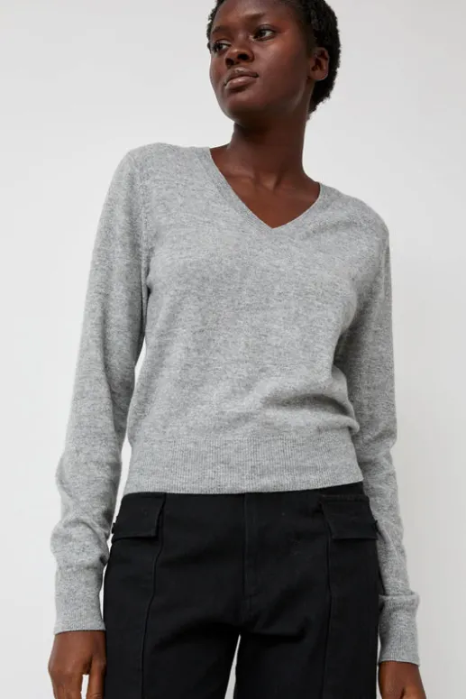 No.6 Store Hany Cashmere Knit in Gray