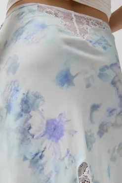 No.6 Store Hiss Skirt in Sky Shadow Floral