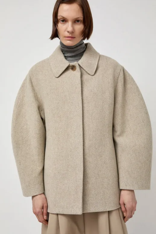 No.6 Store Hourglass Half Coat in Beige