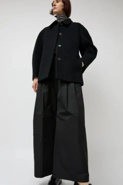 No.6 Store Hourglass Half Coat in Black