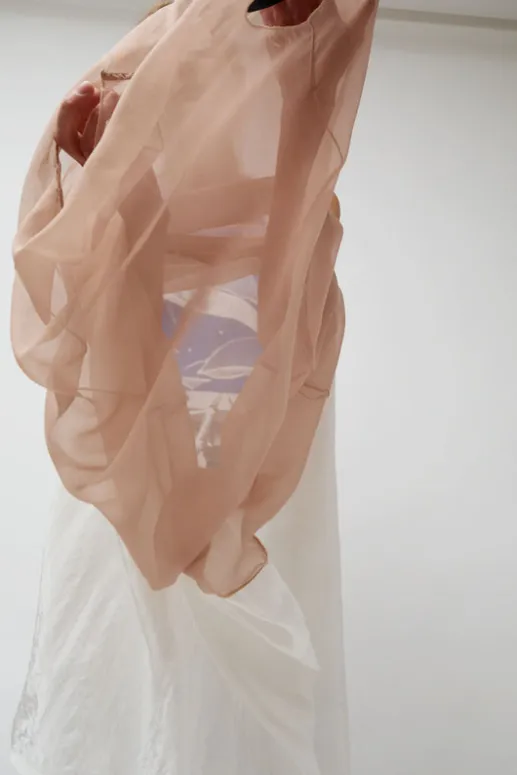 No.6 Store Ira Long Dress in Powder