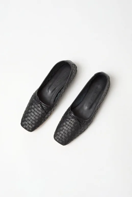 No.6 Store Jada Woven Ballet Flat in Black