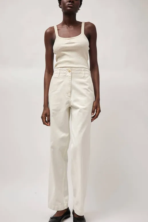 No.6 Store Jeff Chino Pants in White