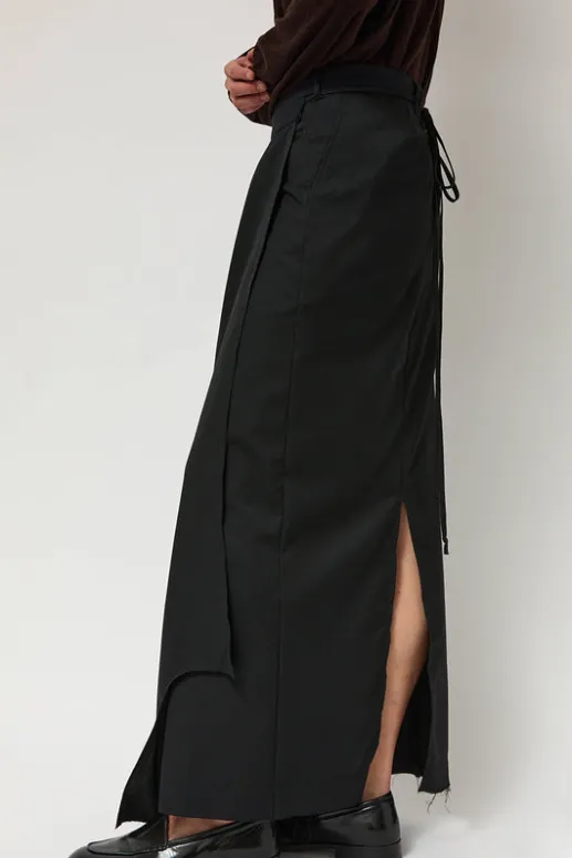 No.6 Store Jellie Pareo Skirt in Upcycled Tailoring