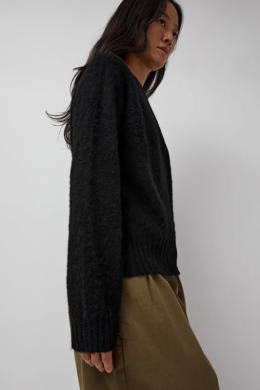 No.6 Store Jets Crew Knit in Black