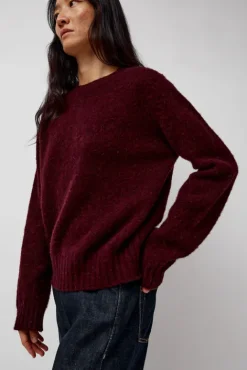 No.6 Store Jets Crew Knit in Red Wizard