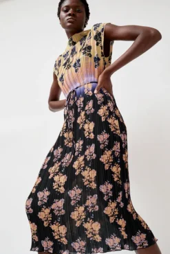 No.6 Store Julien Dress in Dip Dye Shadow Floral