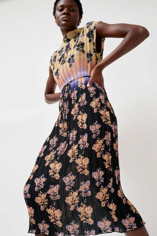 No.6 Store Julien Dress in Dip Dye Shadow Floral