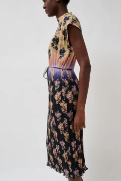 No.6 Store Julien Dress in Dip Dye Shadow Floral