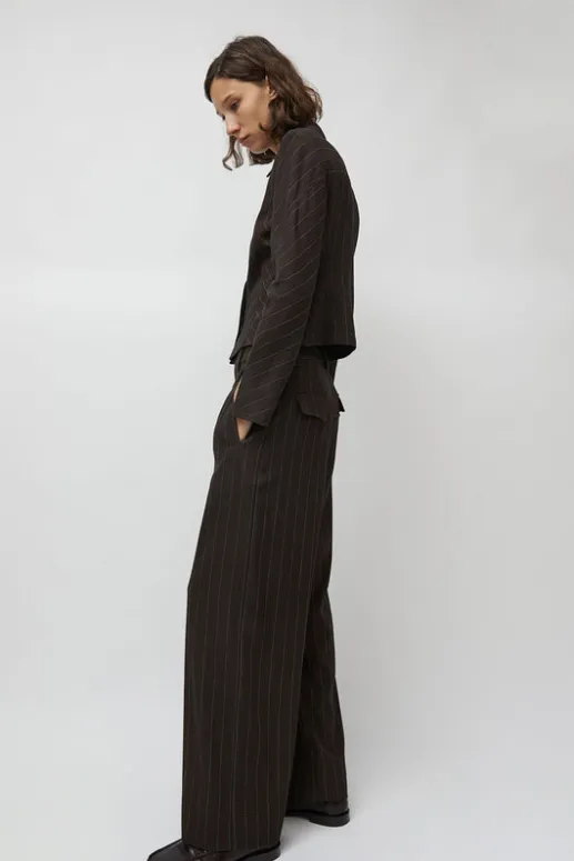 No.6 Store Kent Pant in Brown Stripe