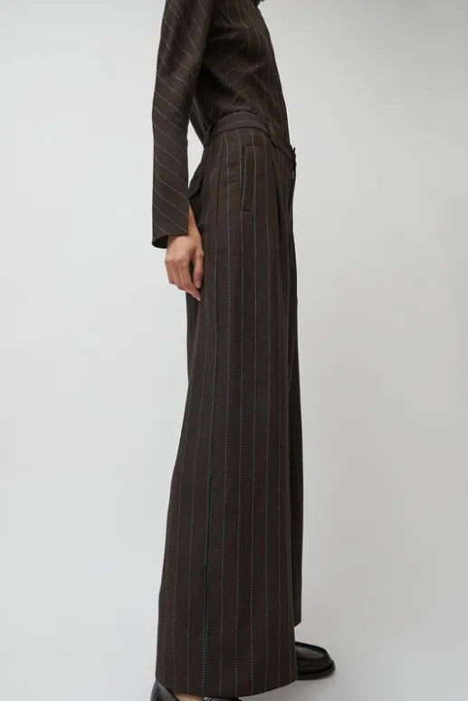 No.6 Store Kent Pant in Brown Stripe