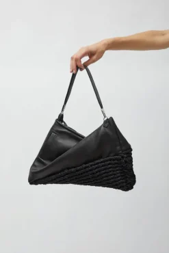 No.6 Store Knit Twisterette Bag in Black