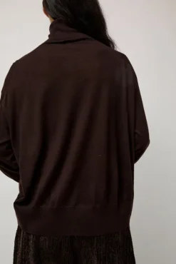 No.6 Store La Base Turtleneck in Brown