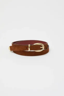 No.6 Store La Frieda Belt in Choco Camp