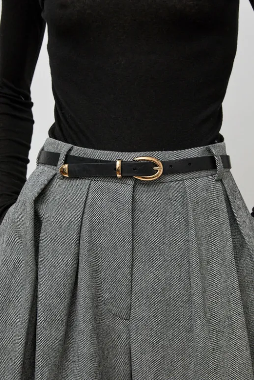 No.6 Store La Frieda Belt in Noir