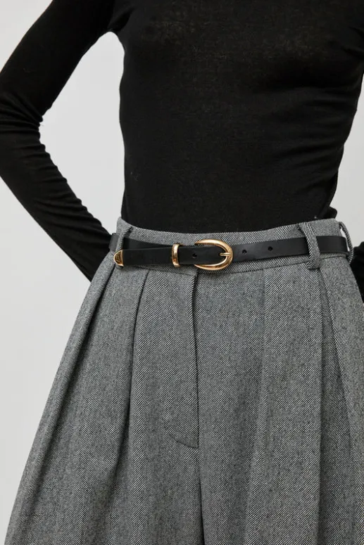 No.6 Store La Frieda Belt in Noir