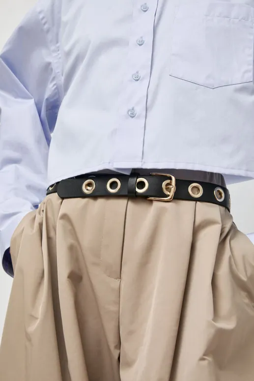 No.6 Store La Grande Keller Belt in Noir