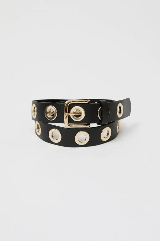 No.6 Store La Grande Keller Belt in Noir