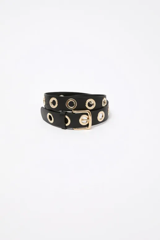 No.6 Store La Grande Keller Belt in Noir