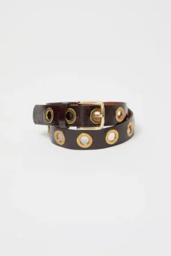No.6 Store La Grande Keller Crispy Belt in Crispy Cerise Noire