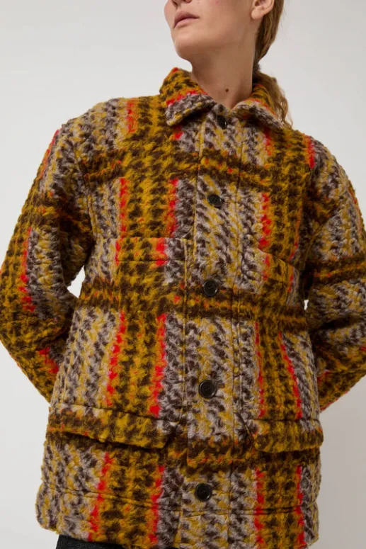 No.6 Store Lamington Jacket in Multicolored Check