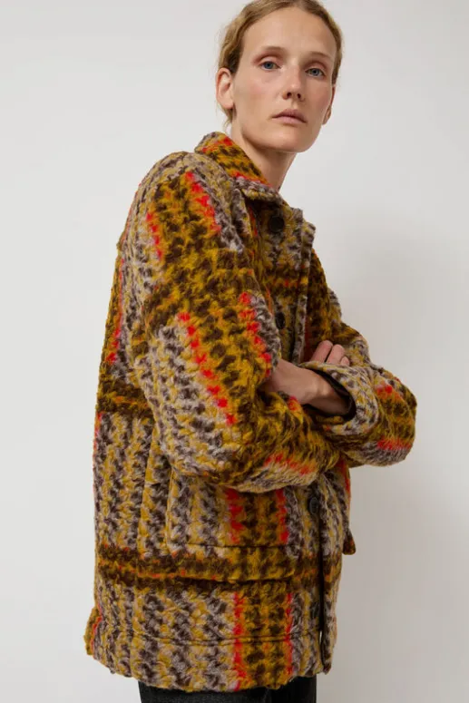 No.6 Store Lamington Jacket in Multicolored Check