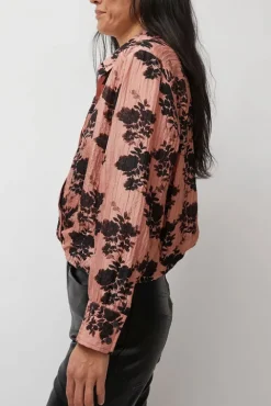 No.6 Store Lana Top in Blush Shadow