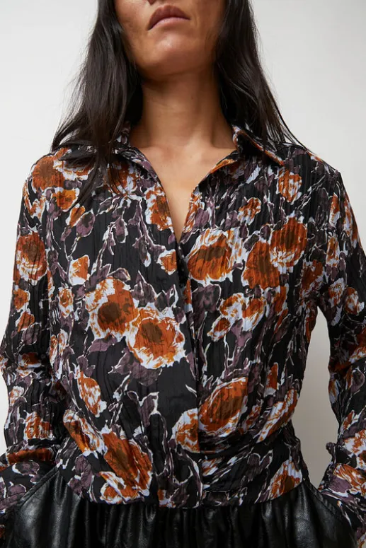 No.6 Store Lana Top in Gold Roses